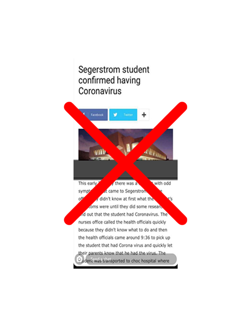 Hoax Social Media Post 